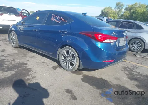 2015 Hyundai Elantra Sport z USA, uszkodzony, nr VIN KMHDH4AH2FU248401